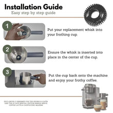 Load image into Gallery viewer, Replacement Frother Whisk for Keurig K-Café and K-Café Special Edition Single Serve Coffee Latte & Cappuccino Maker
